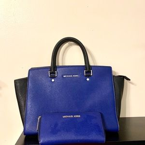 Michael Kors Electric Blue Purse